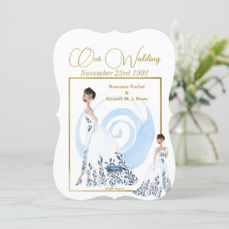 Invitation Mariage Inv. 3 Blanc(La robe) RFPMDesigns ©️ 2024