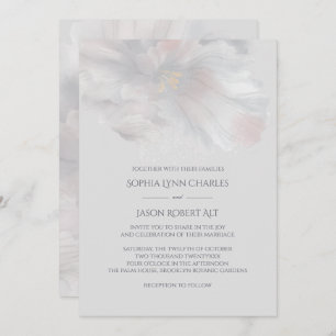 Invitation Mariage Iris aquarelle