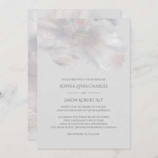 Invitation Mariage Iris aquarelle