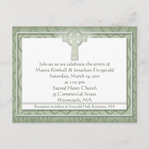 Invitation Mariage irlandais de KRW Celtic Cross