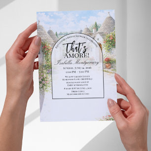 Invitation Mariage Italien Alberobello That's Amore Shower de