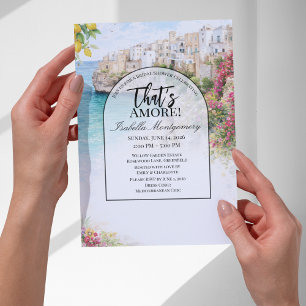 Invitation Mariage Italien Polignano Mare C'est l'Amour Enter