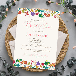 Invitation Mariage Jaune Moutarde Fleur Violette de Printemps
