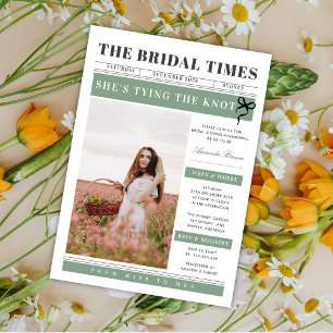 Invitation Mariage Journal Unique Amusant Enterrement de Vie 