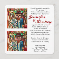 Mariage juif sous la Chuppah (arrondie)