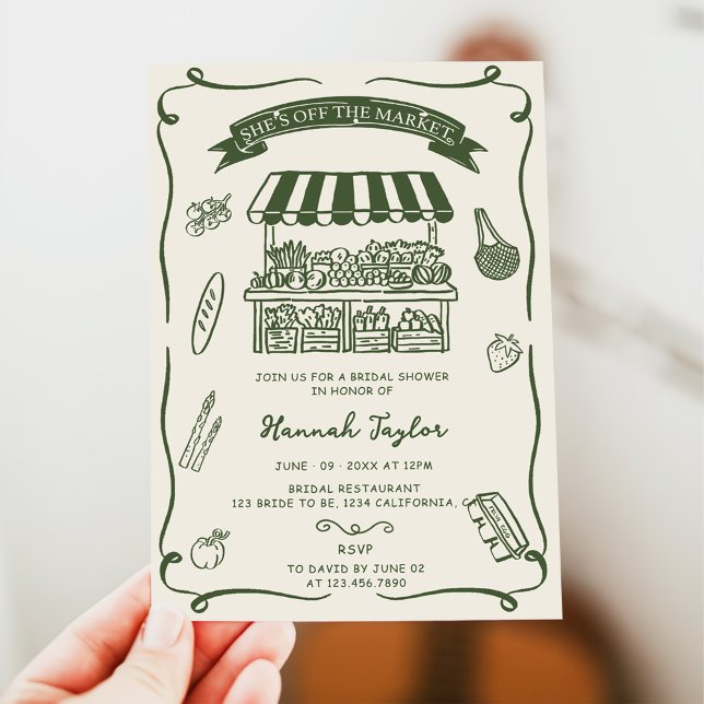 Invitation Mariage Lavis Fraîchement Retiré du Marché (Créateur téléchargé)
