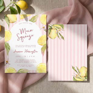 Invitation Mariage Lemon Main Squeeze