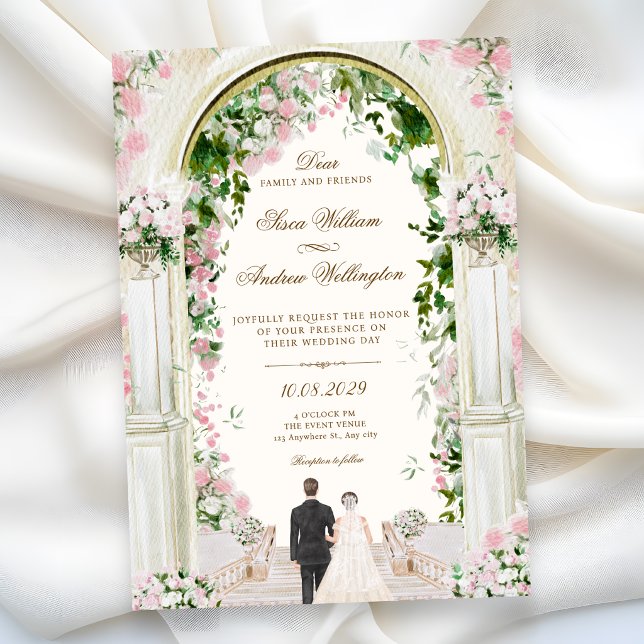 Invitation mariage magnifique (Créateur téléchargé)