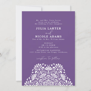 Invitation Mariage Mandala Arc-en-ciel Vibrant de la Fiesta M