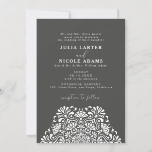 Invitation Mariage Mandala Arc-en-ciel Vibrant Fiesta Mexicai