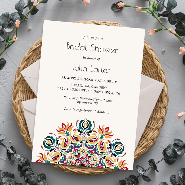 Invitation Mariage Mandala Fleurs de Lotus Oiseaux Cygne Chuc (Créateur téléchargé)