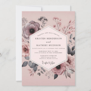 Invitation Mariage Mauve Duskbloom