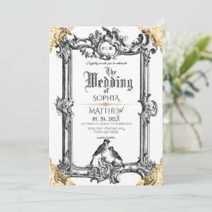 Invitation Mariage Médiéval Fantastique Royal