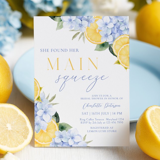 Invitation Mariage Méditerranéen au Citron (Créateur téléchargé)