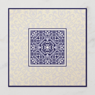 Invitation Mariage métallique arabe de fiançailles d'ornement