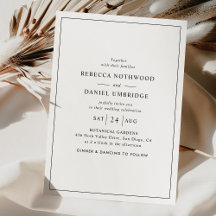 Mariage minimal de script moderne