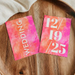 Invitation Mariage minimaliste rose et orange gras<br><div class="desc">Vous recherchez une faire-part de mariage moderne et élégante ? Regardez notre minimaliste Faire-part de mariage chic rose et orange. Avec une calligraphie audacieuse qui ajoute une touche de sophistication. Cette faire-part de mariage minimaliste a une torsion moderne qui va captiver ceux qui ont l'oeil pour une sophistication subtile. Ce...</div>