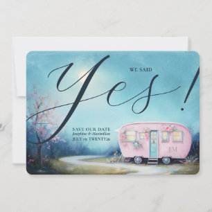 Invitation Mariage Modèle Wanderlust Love Trailer