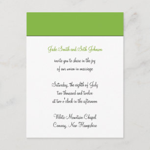 Invitation mariage moderne