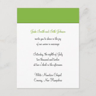 Invitation mariage moderne