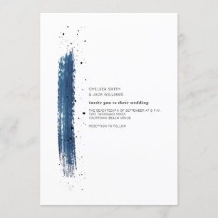 Invitation Mariage moderne minimaliste de brume