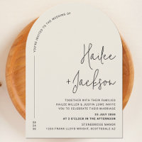 Mariage moderne minimaliste Design simple
