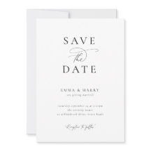 Mariage moderne minimaliste simple Enregistrer la 