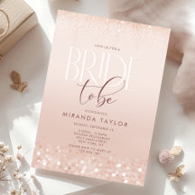 Mariage Moderne Rose Pâle et Paillettes d'Or Rose