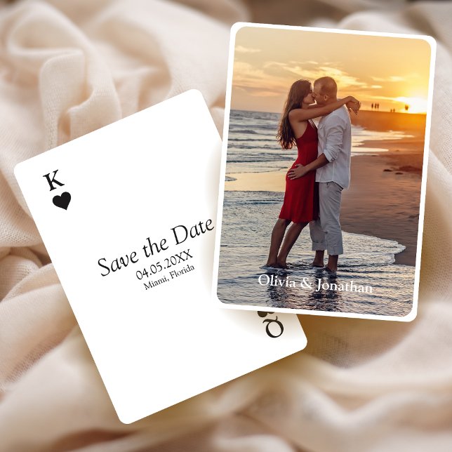 Invitation Mariage moderne simple Enregistrer la date (Créateur téléchargé)