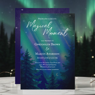 Invitation Mariage Moment Magique de la Forêt des Lumières du