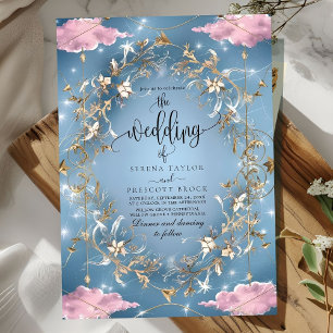 Invitation Mariage mystique à ciel ouvert