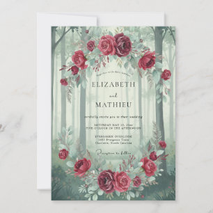 Invitation Mariage Mystique en Forêt de Bourgogne