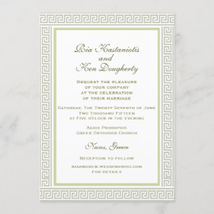 Invitation mariage naxos