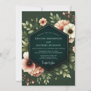 Invitation Mariage Nocturne Hunter Blush