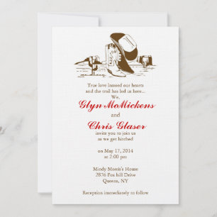 Invitation Mariage occidental
