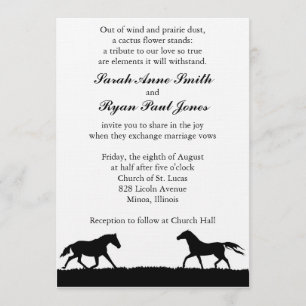 Invitation Mariage occidental