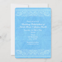 Mariage occidental rustique bleu à motifs paisley