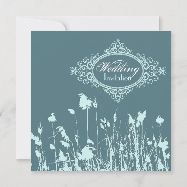 Invitation mariage occidental rustique en plein air (Devant)