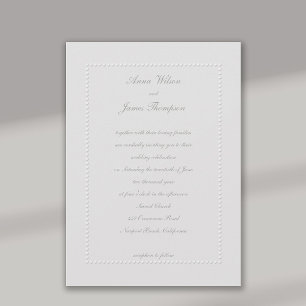 Invitation Mariage officiel de la structure en ivoire avec ca