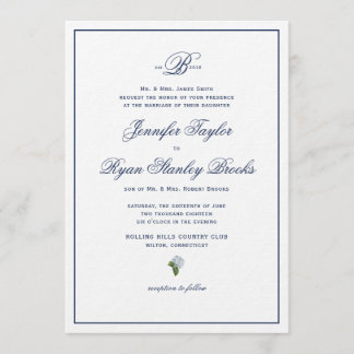 Invitation Mariage officiel Inviter Hydrangea
