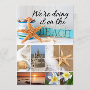 Invitation Mariage officieux de plage de Starfish