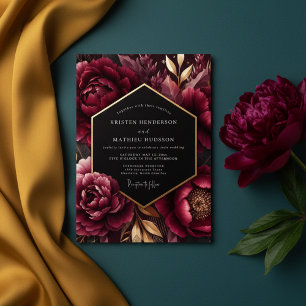Invitation Mariage Opulence Fleur de Bourgogne