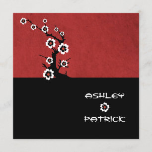 Invitation Mariage oriental de Yin-Yang Sakura