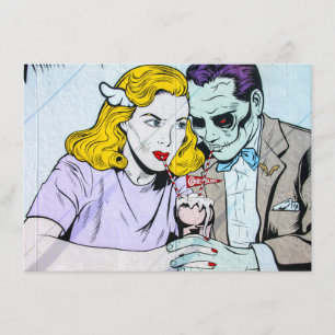 Invitation Mariage orienté fait sur commande de Halloween