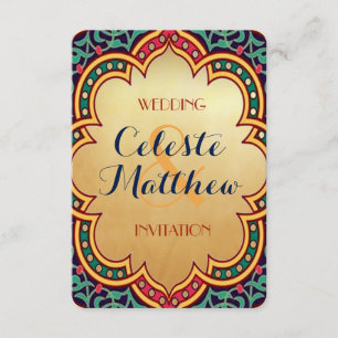 Invitation Mariage ou parti marocain arabe perse
