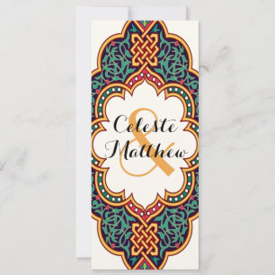 Invitation Mariage ou parti marocain arabe perse