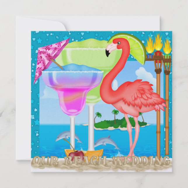 Invitation Mariage paradis - SRF (Devant)