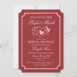 Invitation Mariage Parfait Fait au Ciel Fête de Mariage Rouge