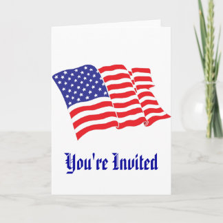Invitation Mariage patriotique