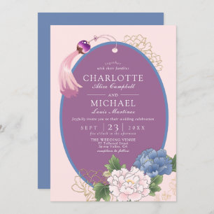 Invitation Mariage Peony Tassel